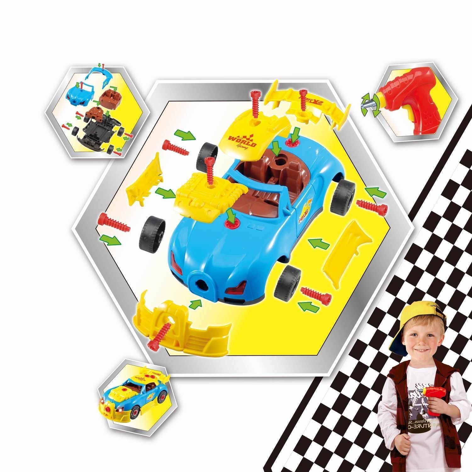 SOKA Take Apart Car Kit
