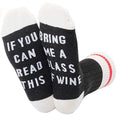 Vinsani Bring Me A Glass Of Wine Socks