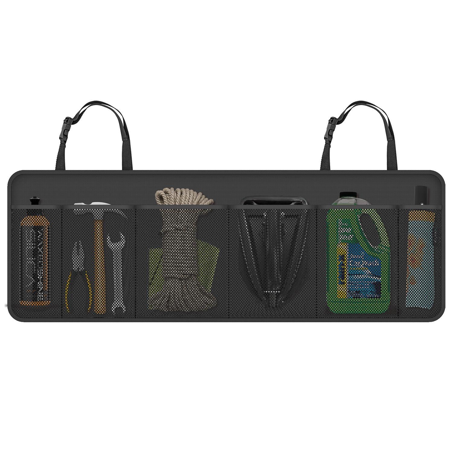 Vinsani Hanging Car Organiser Black Hanboot