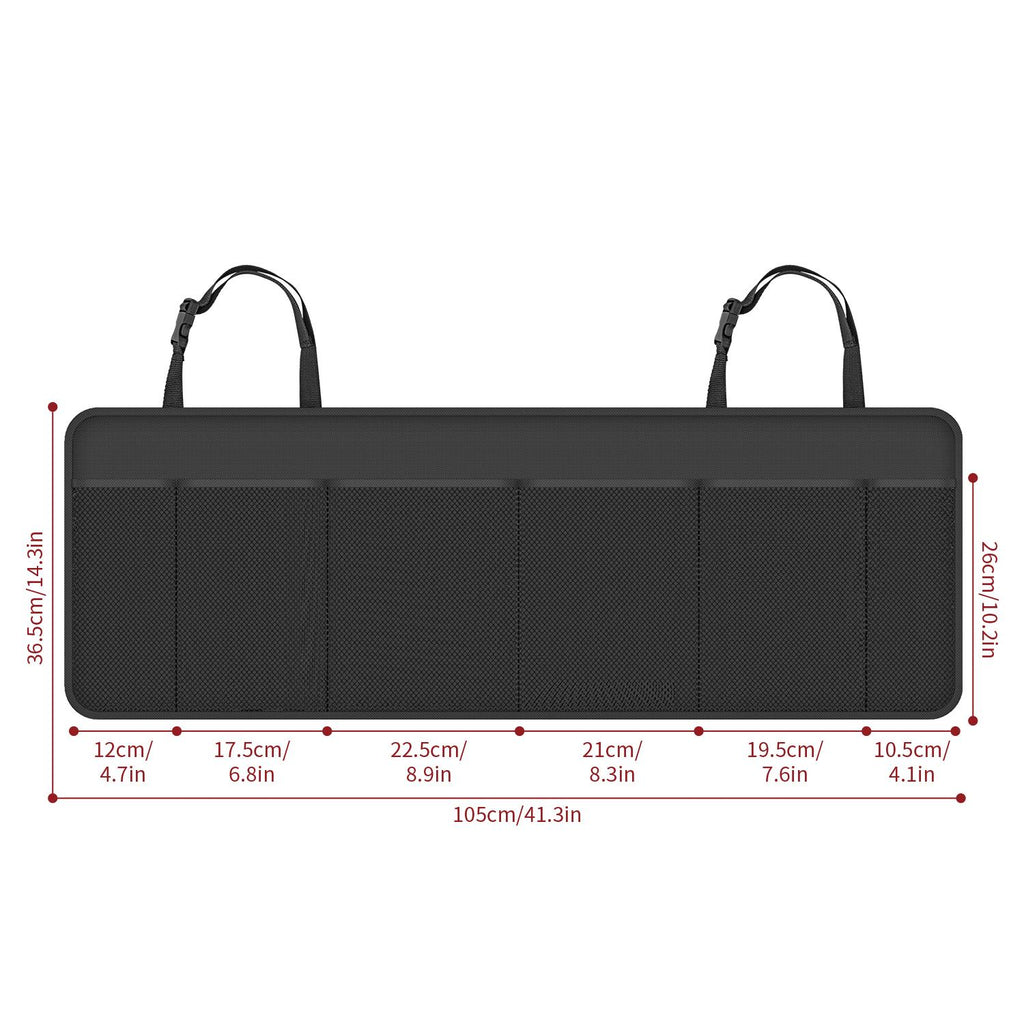 Vinsani Hanging Car Organiser Black Hanboot