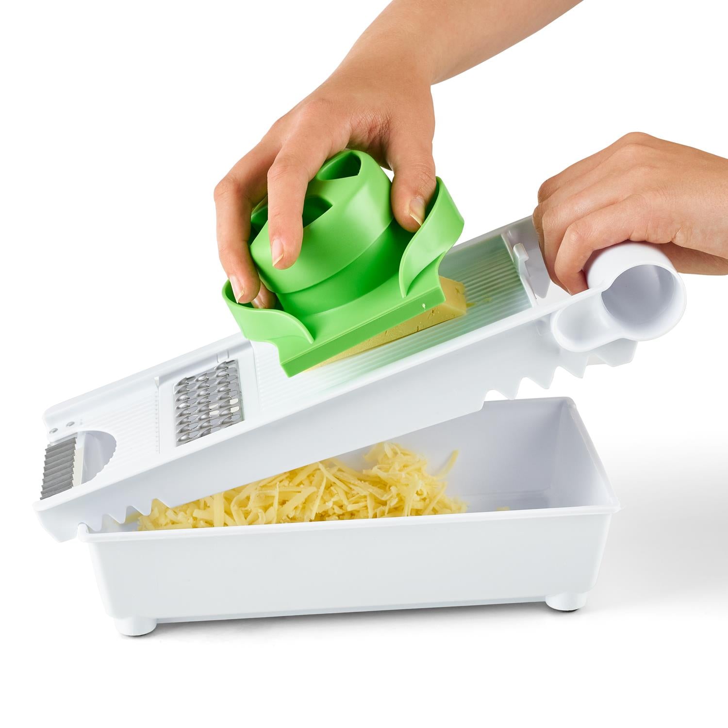 Vinsani Grn/Wht 6 In 1 Grater