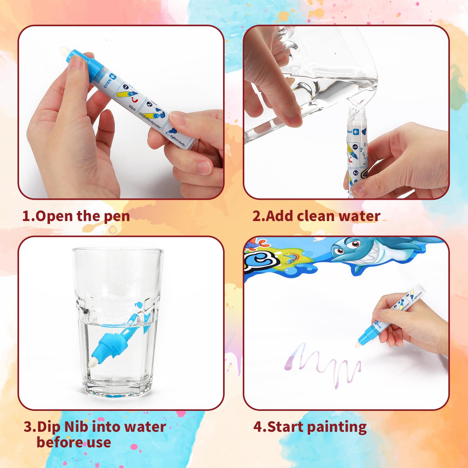 SOKA Deluxe Water Doodle Set