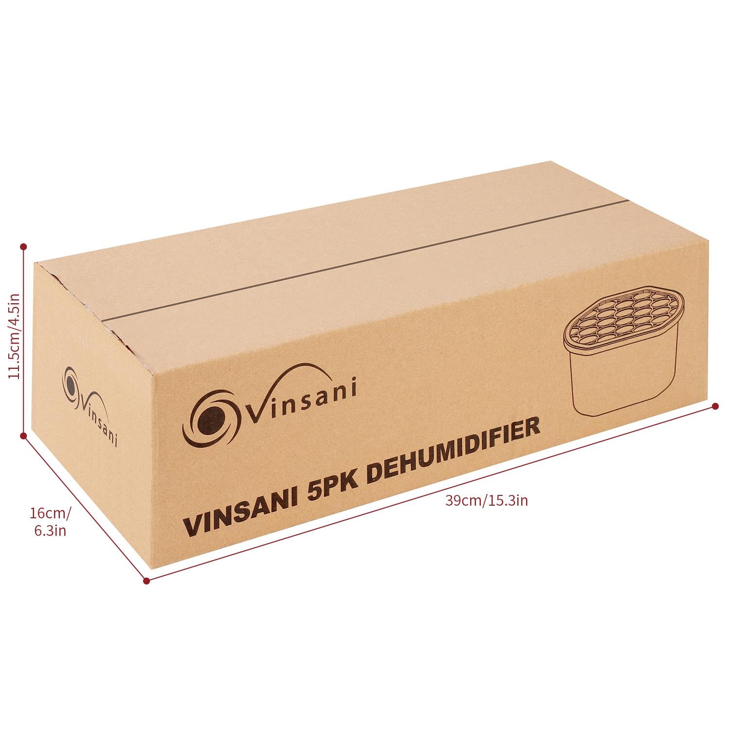 Vinsani 5Pk Dehumidifier