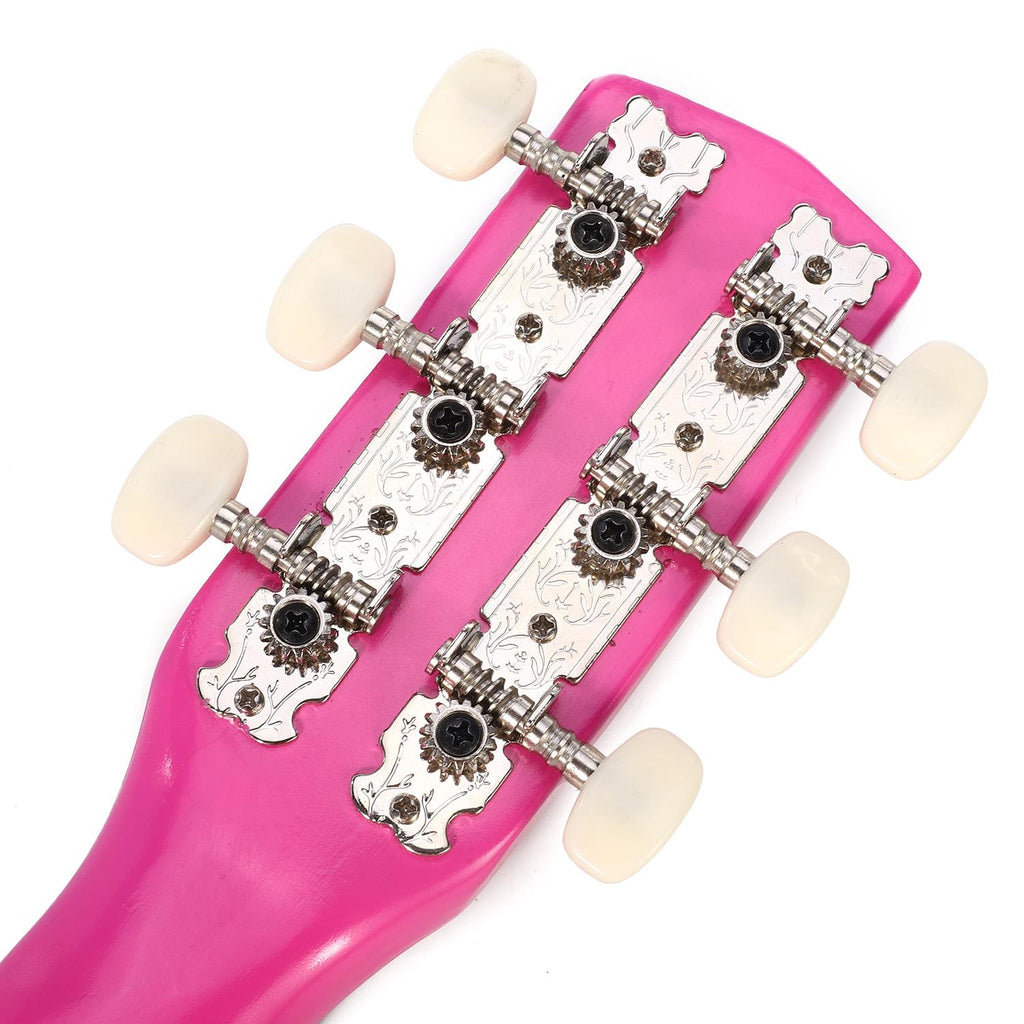 SOKA Wooden Pink Striped Guitar Musical Instrument Pretend Play Music Toy