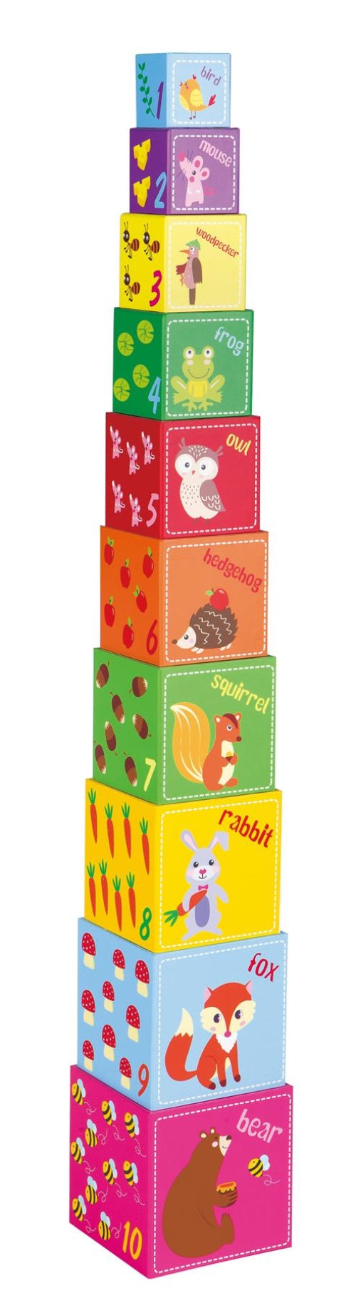 Lelin Forest Stacking Cube (1-10) L10213