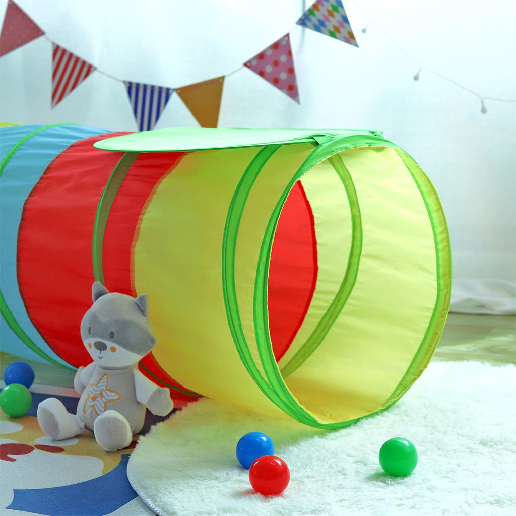 SOKA Play Tunnel Multicoloured Pop Up Jungle Indoor or Outdoor Garden Play Tents