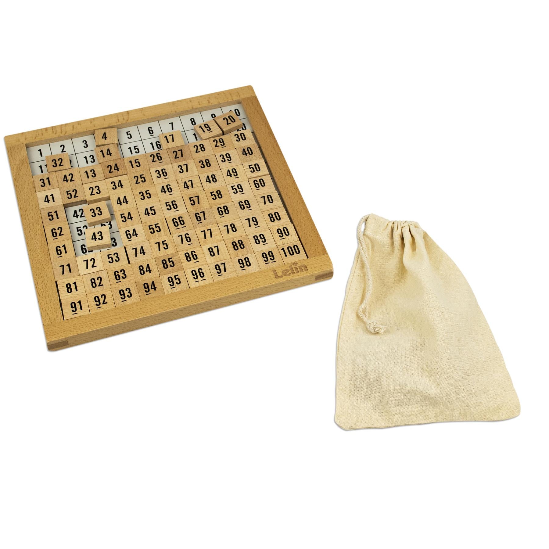 LELIN Wooden Hundred Board SKC9030
