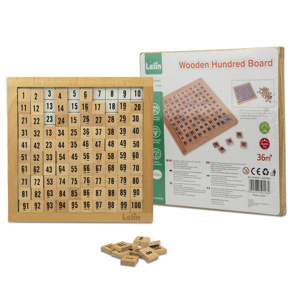 LELIN Wooden Hundred Board SKC9030