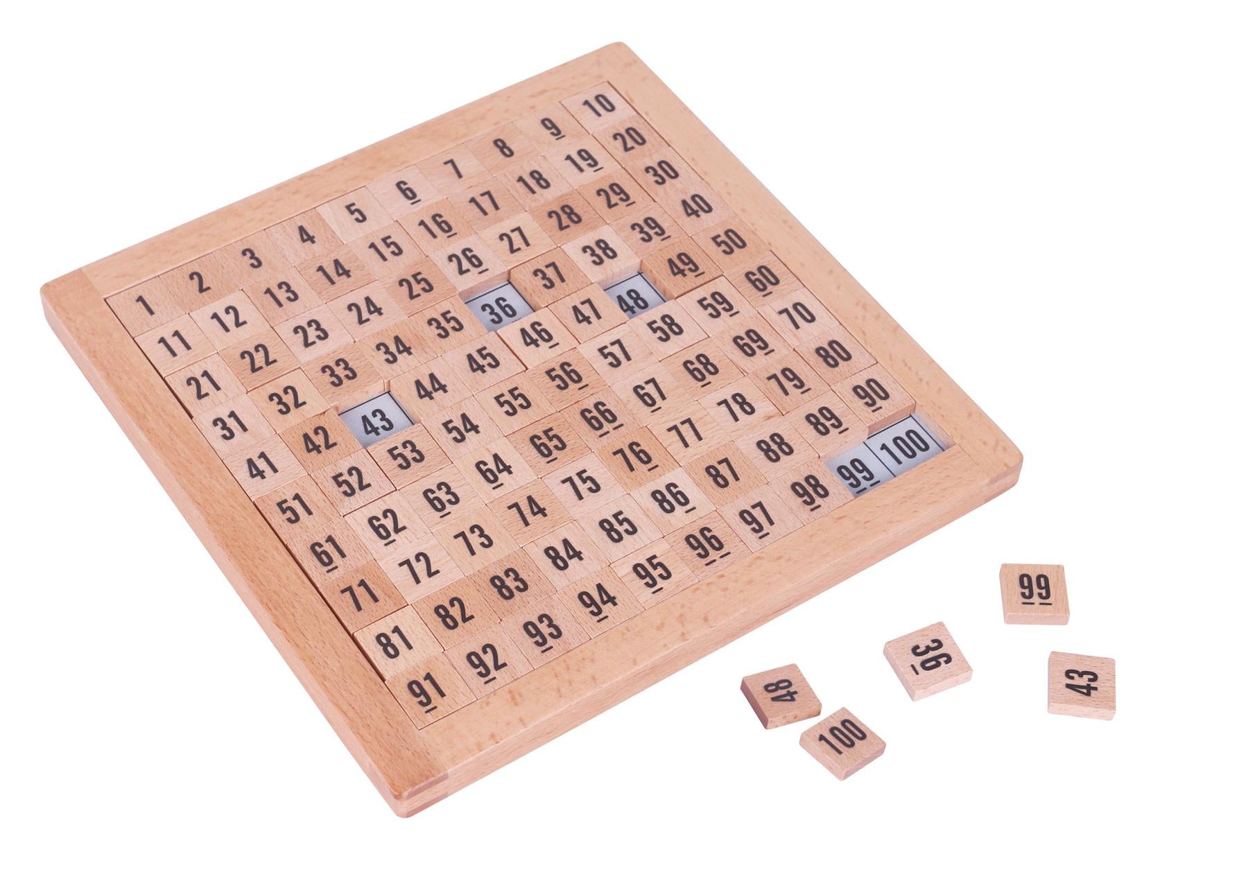 LELIN Wooden Hundred Board SKC9030