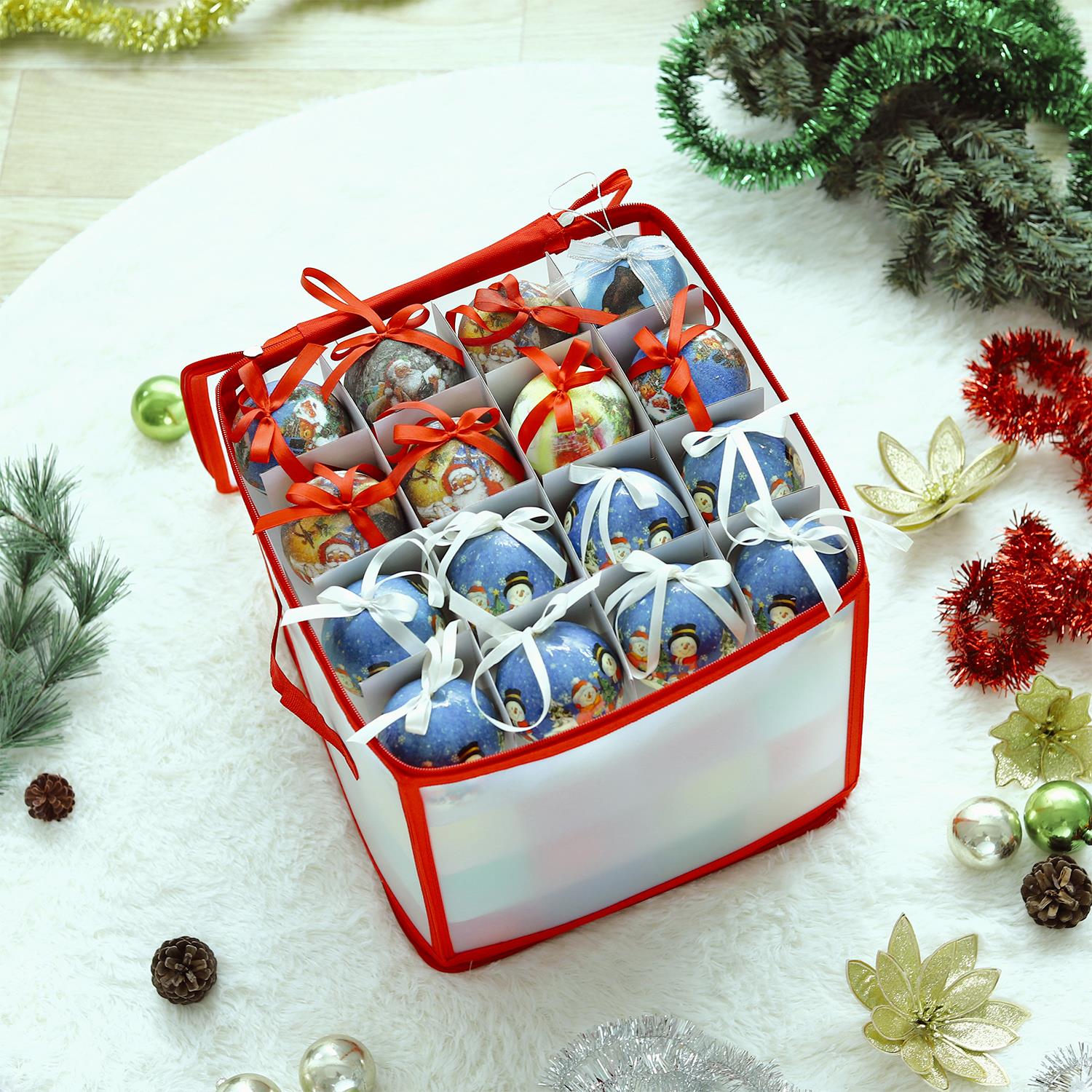 Vinsani Xmas 64 Bauble Decorations Box