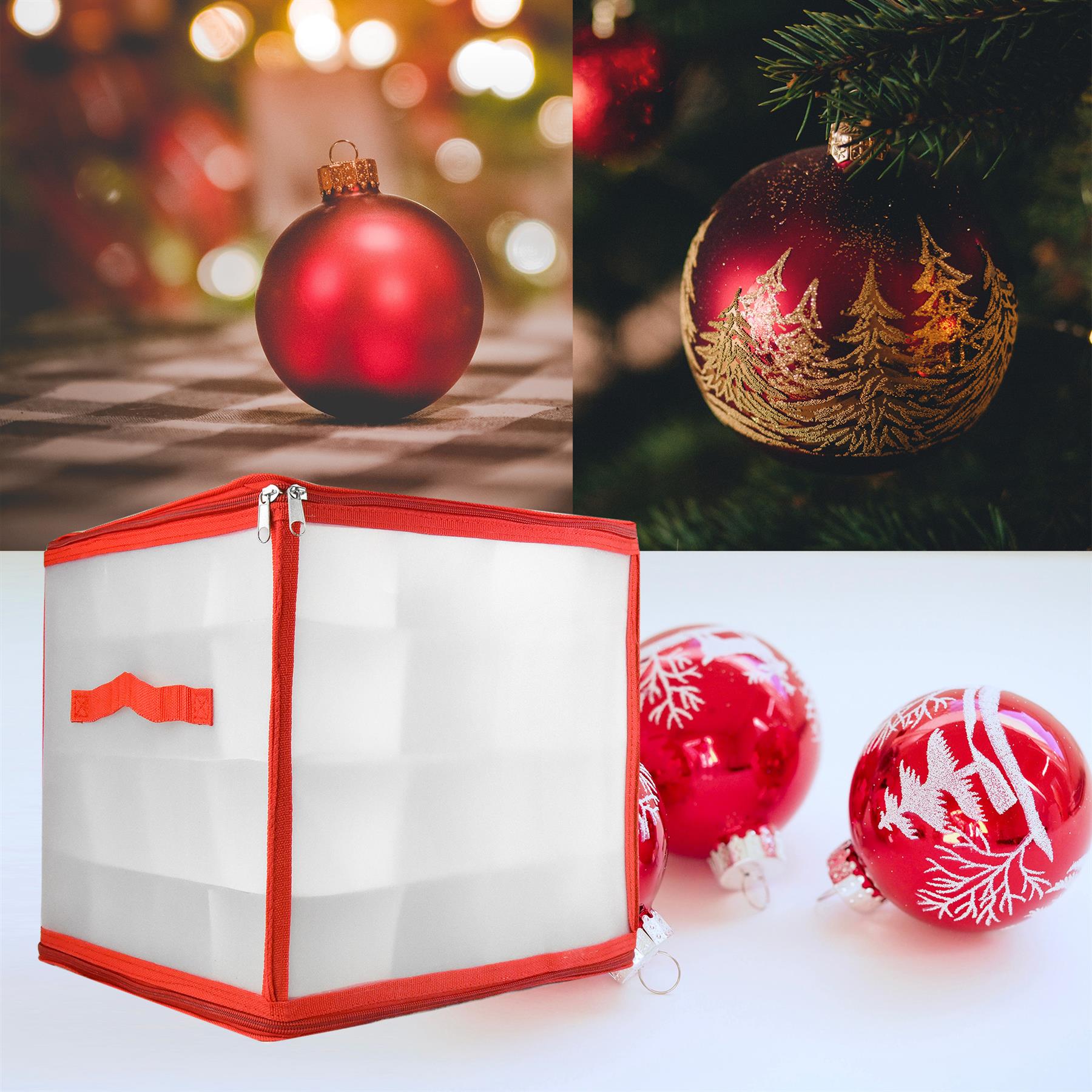Vinsani Xmas 64 Bauble Decorations Box
