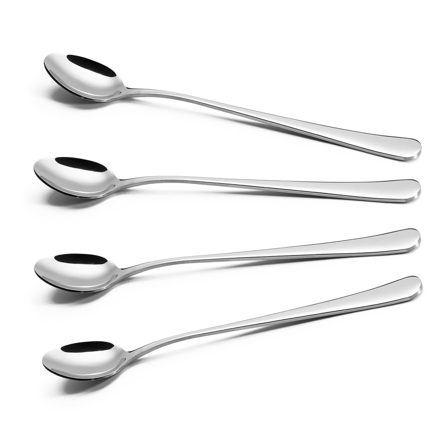 Vinsani 4pcs SSLong Handle Latte Spoons