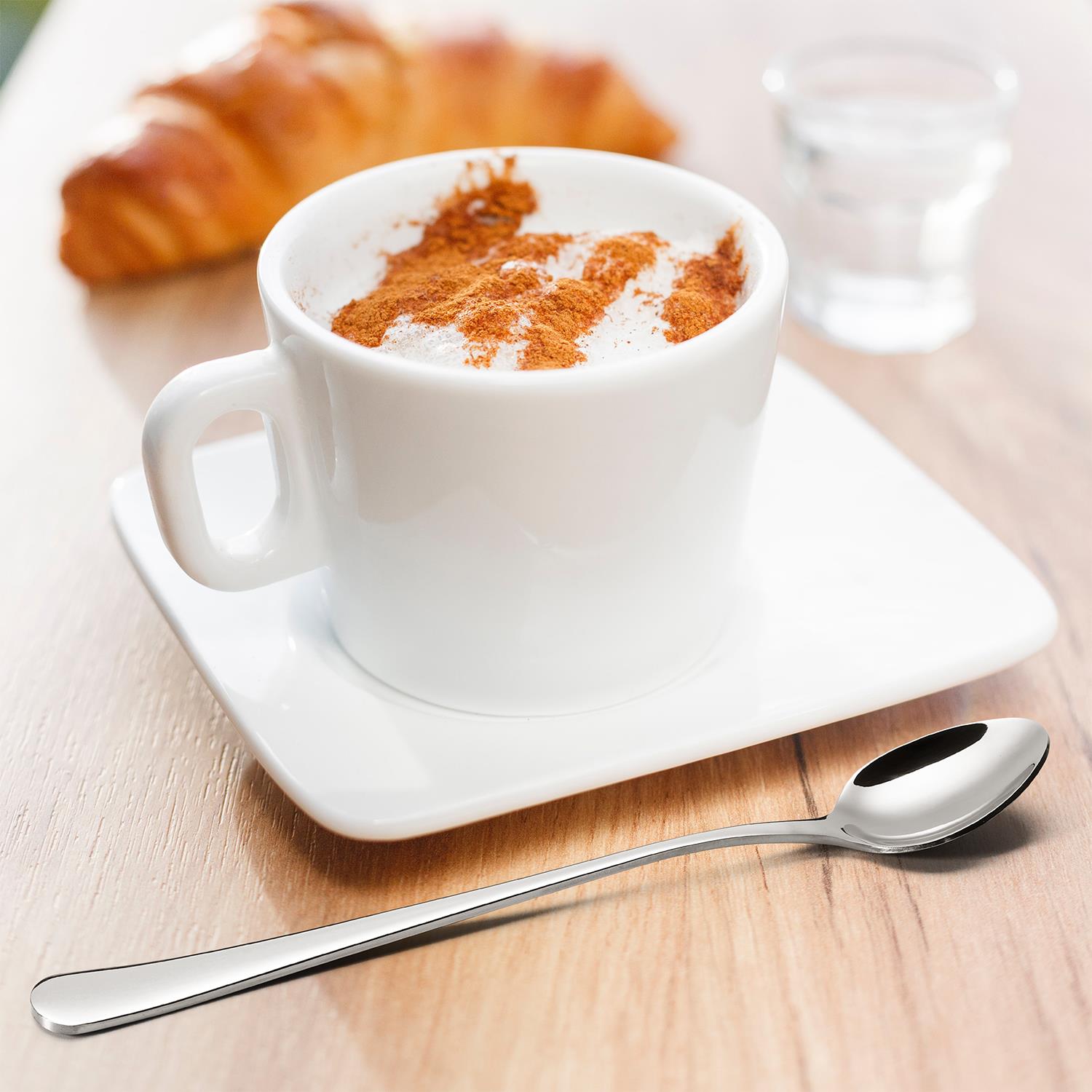 Vinsani 4pcs SSLong Handle Latte Spoons