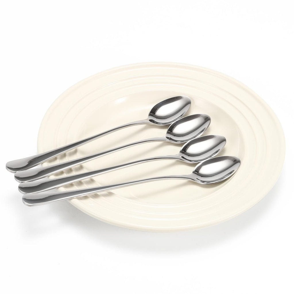 Vinsani 4pcs SSLong Handle Latte Spoons