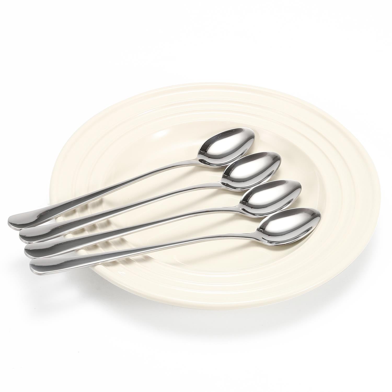 Vinsani 4pcs SSLong Handle Latte Spoons