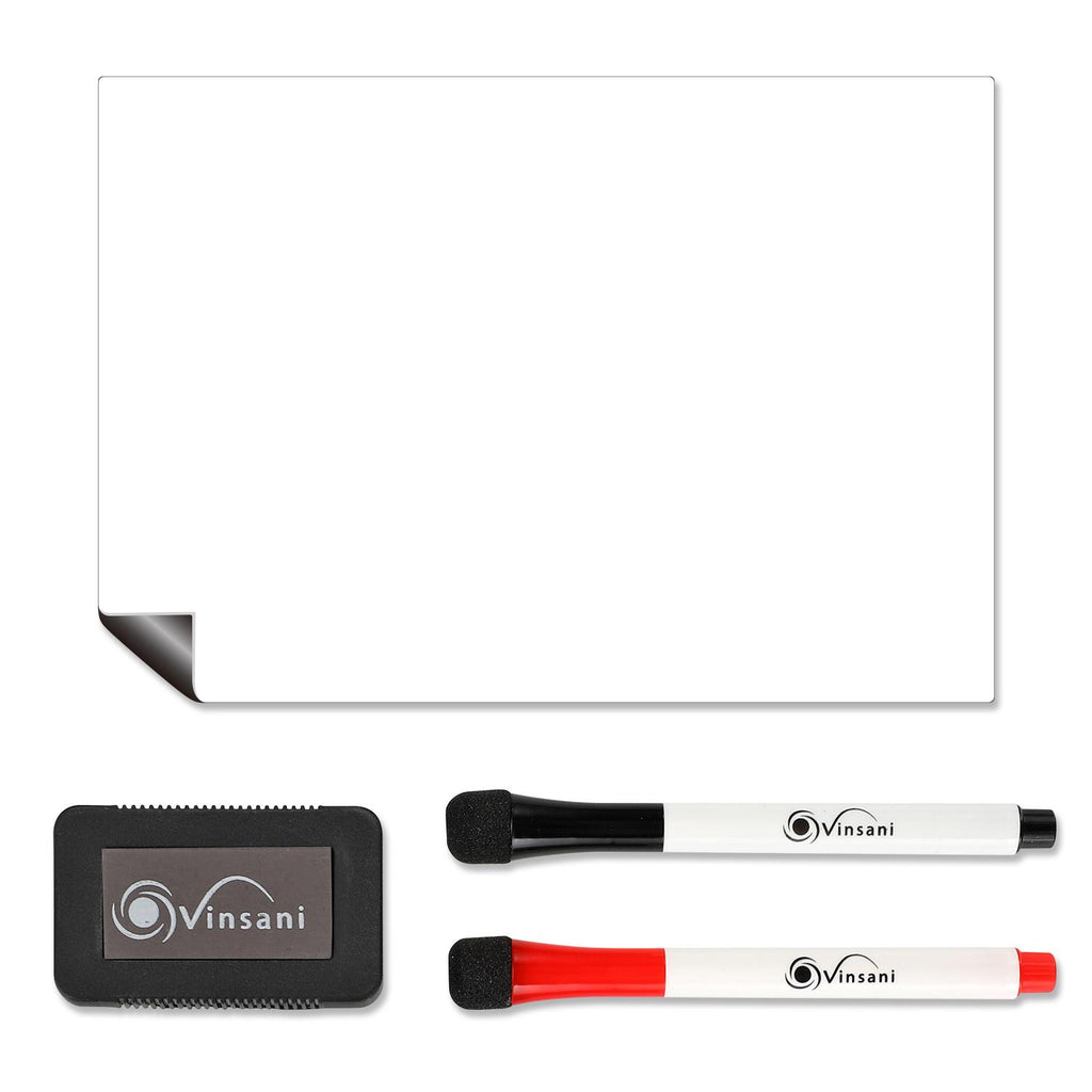 Vinsani A5 Whiteboard with 2 Markers and Eraser
