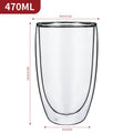 Vinsani Double Wall Glasses Edgy