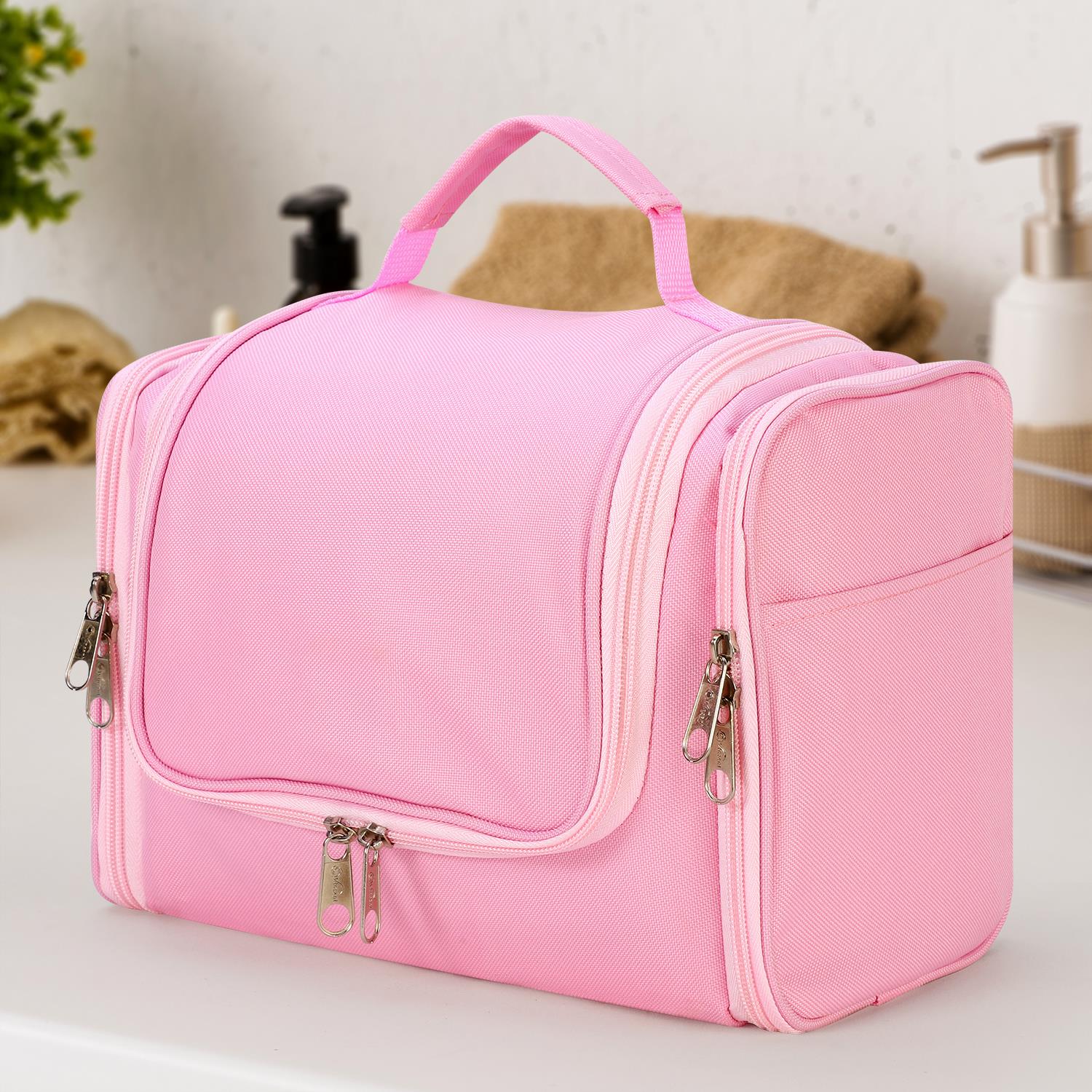 Vinsani Toiletry Bag Pink