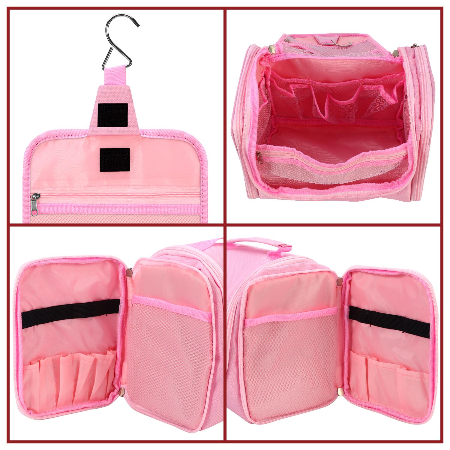 Vinsani Toiletry Bag Pink
