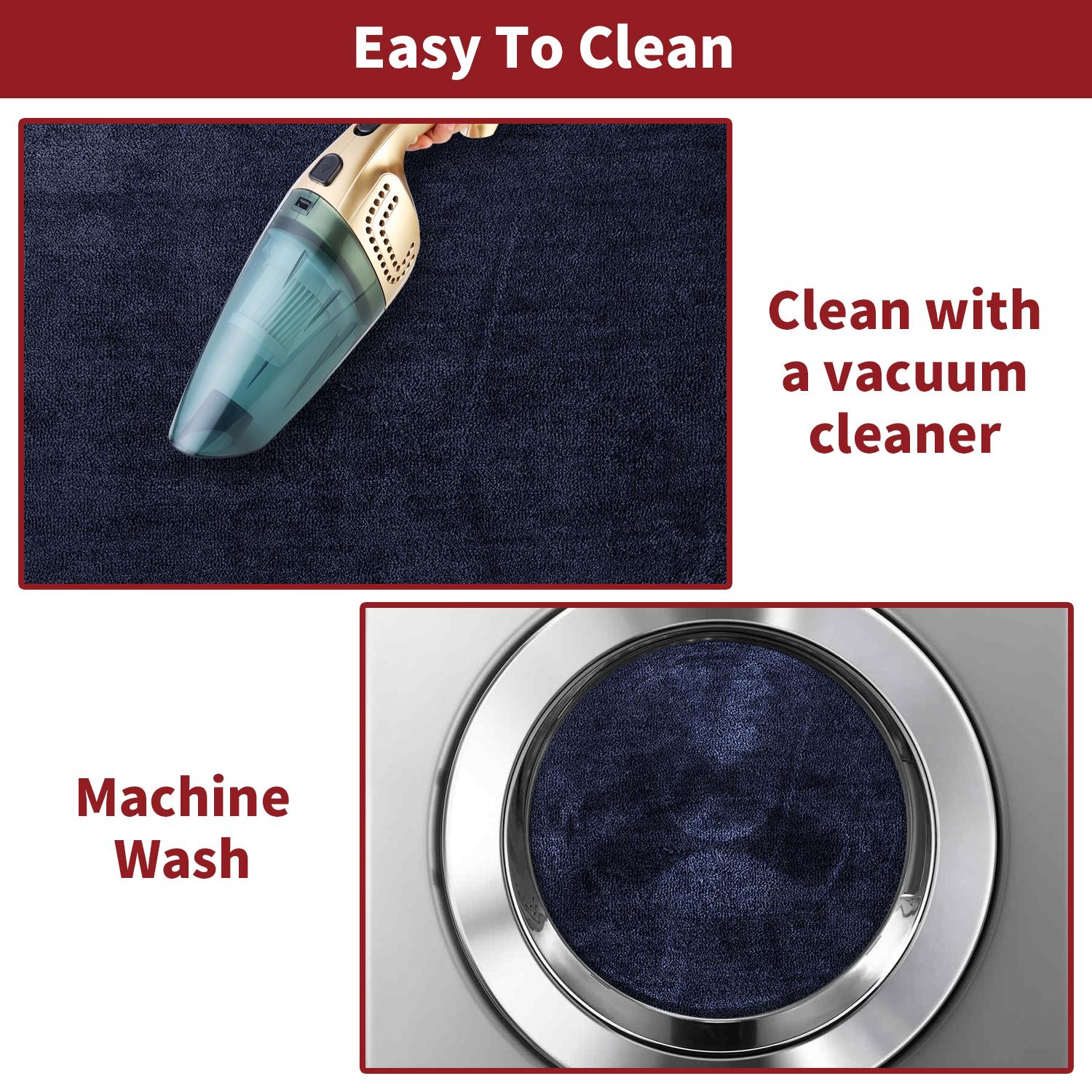 Vinsani BATH MAT 50X80cm NAVY