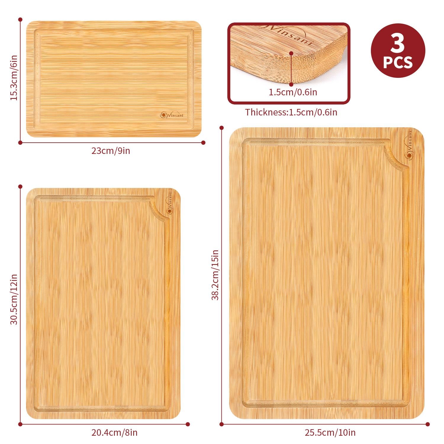 Vinsani Bamboo Chopping Board