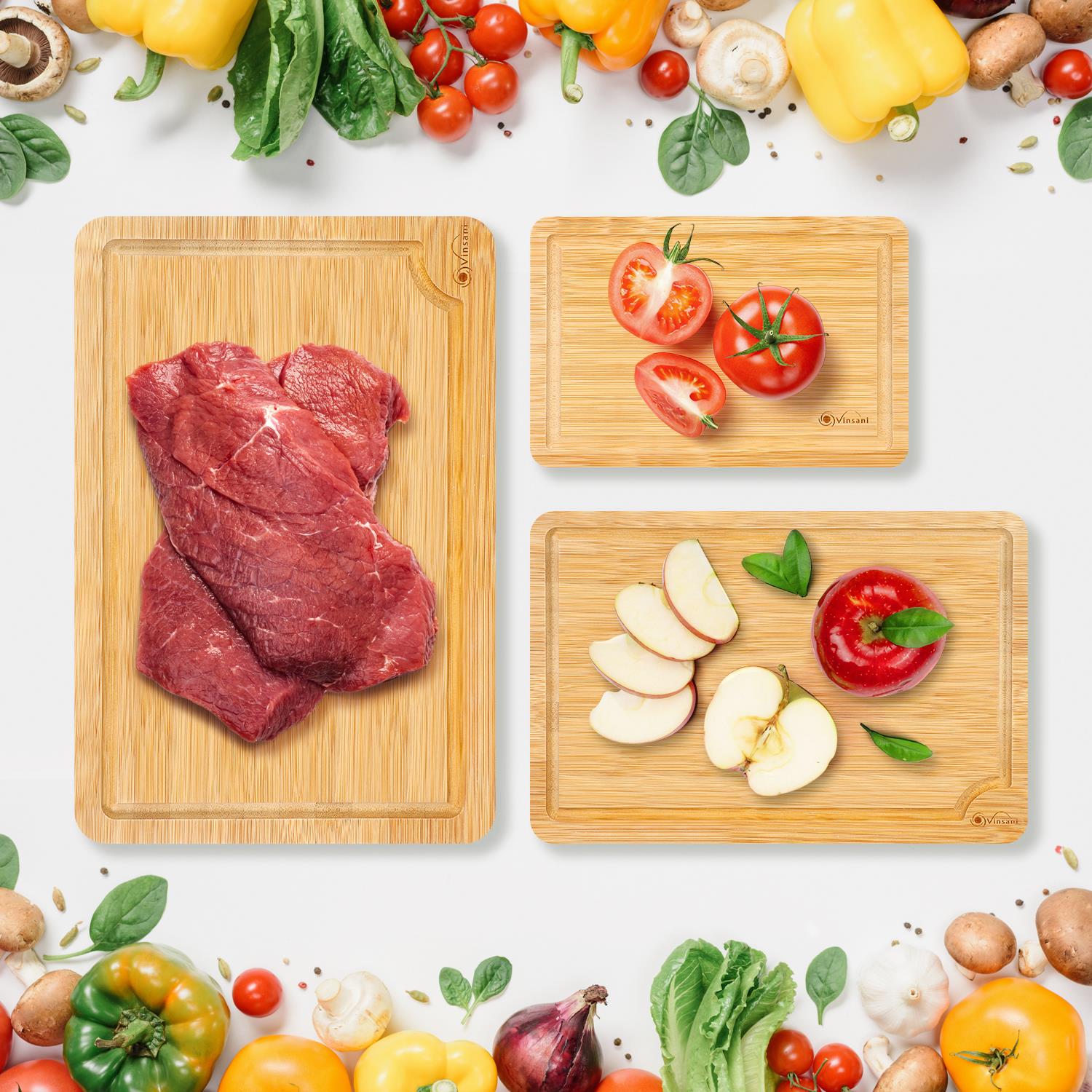 Vinsani Bamboo Chopping Board