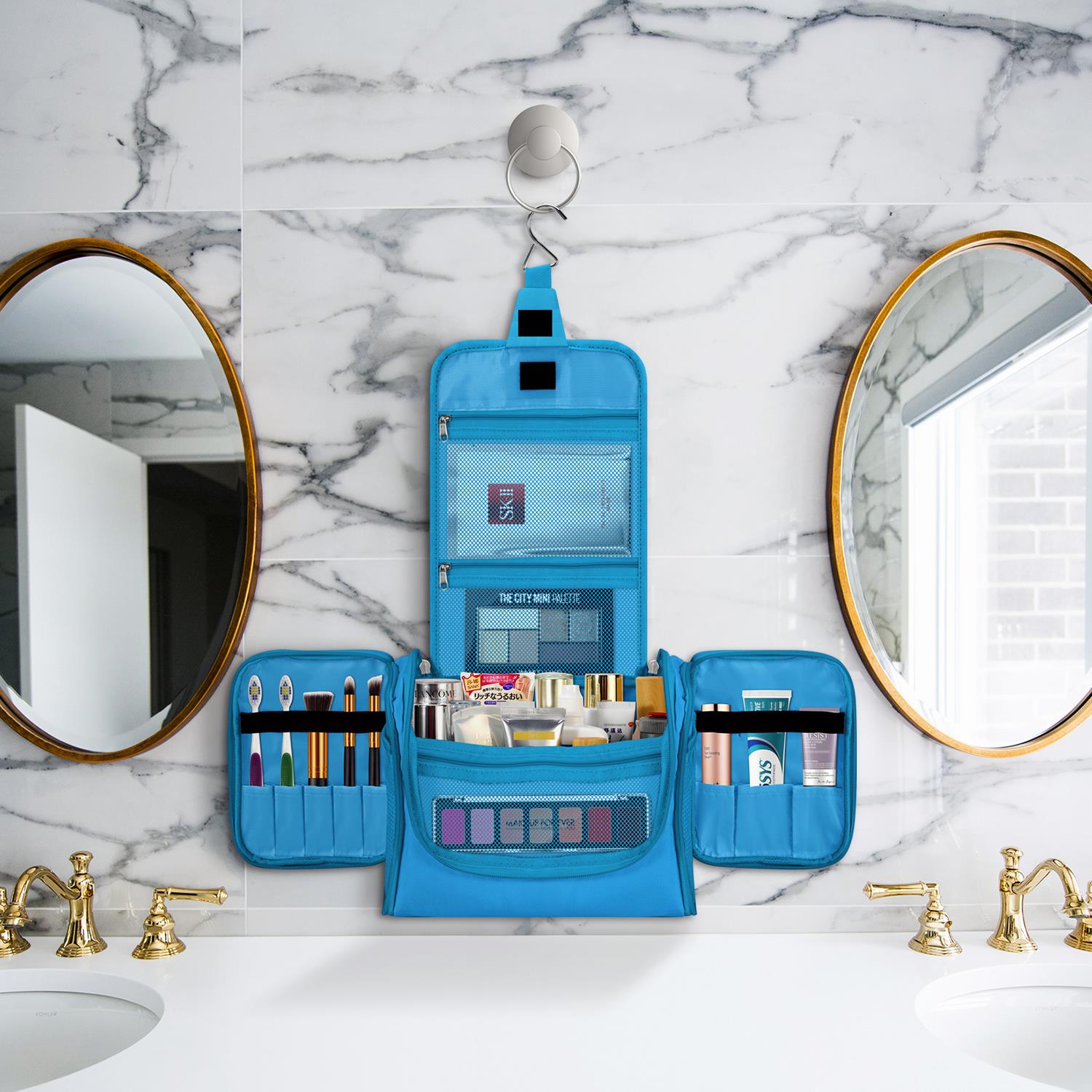 Vinsani Toiletry Bag Blue