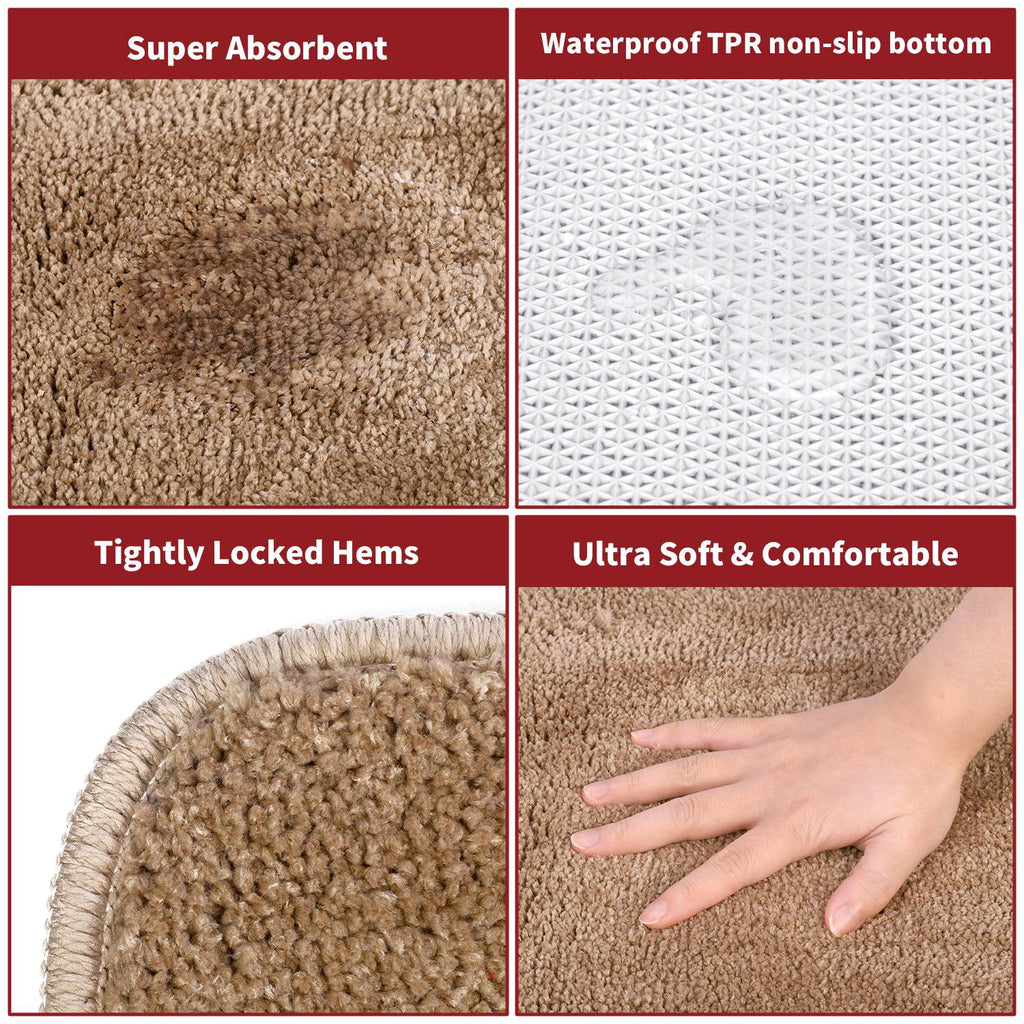 Vinsani BATH MAT 50X80cm BEIGE