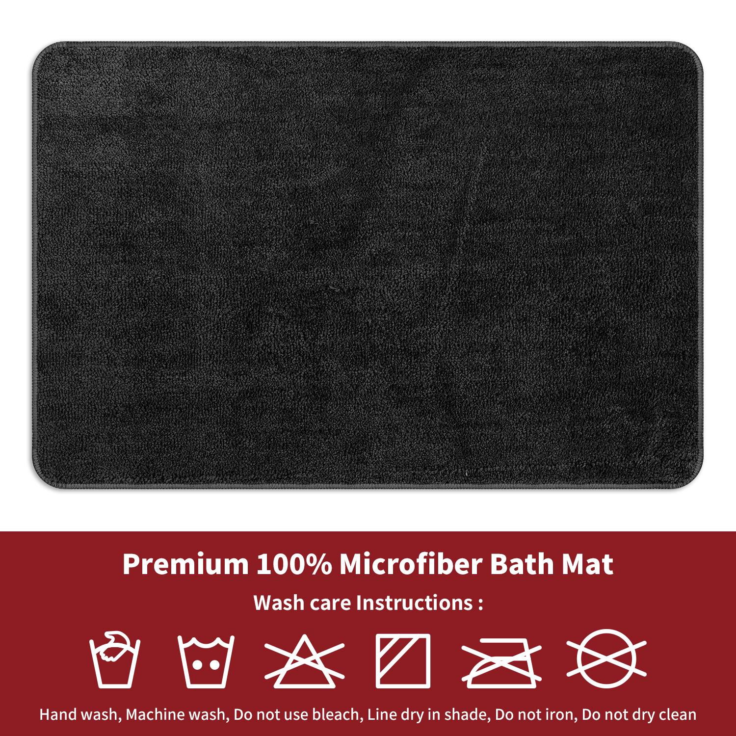 Vinsani BATH MAT 50X80cm D.GREY
