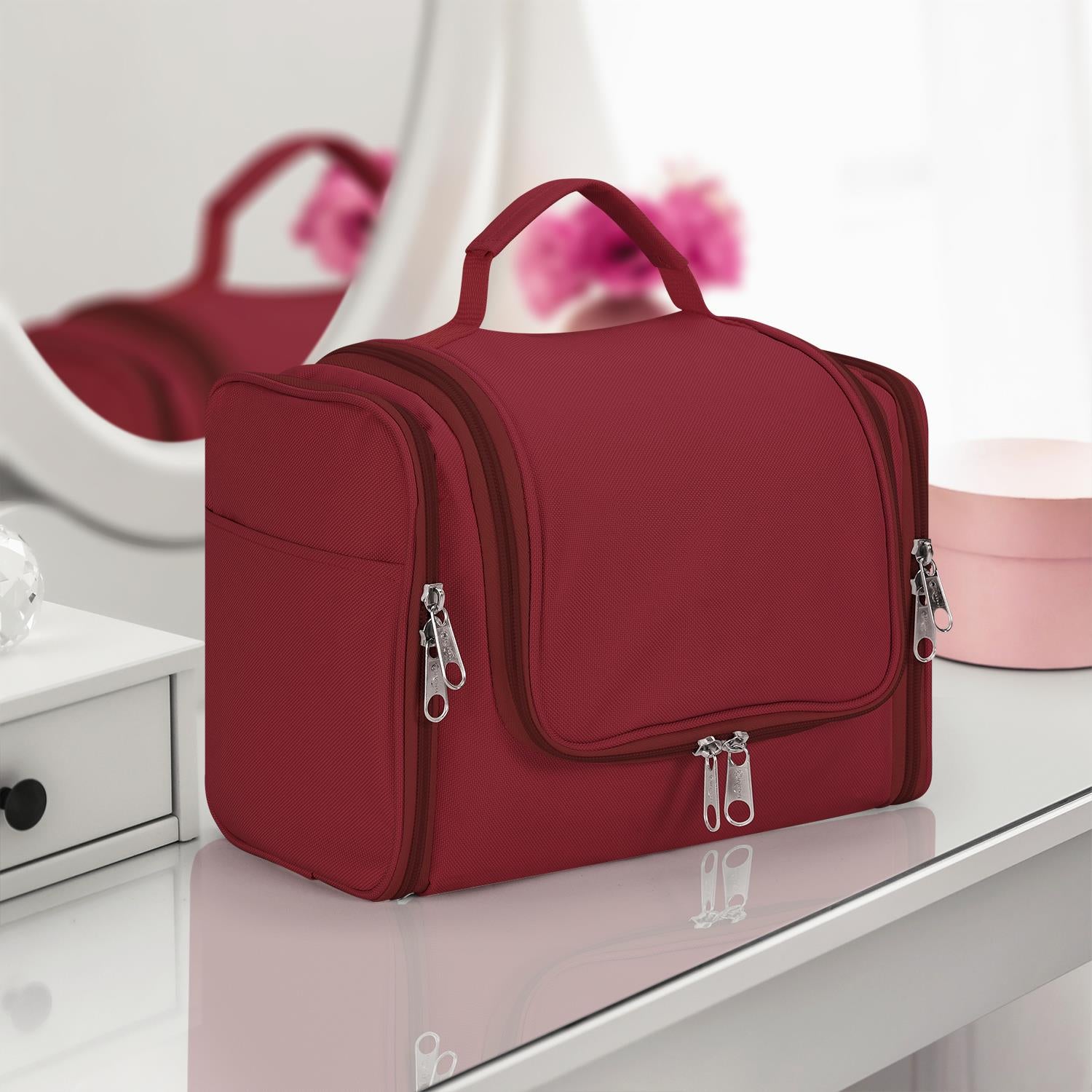 Vinsani Toiletry Bag Hot Pink