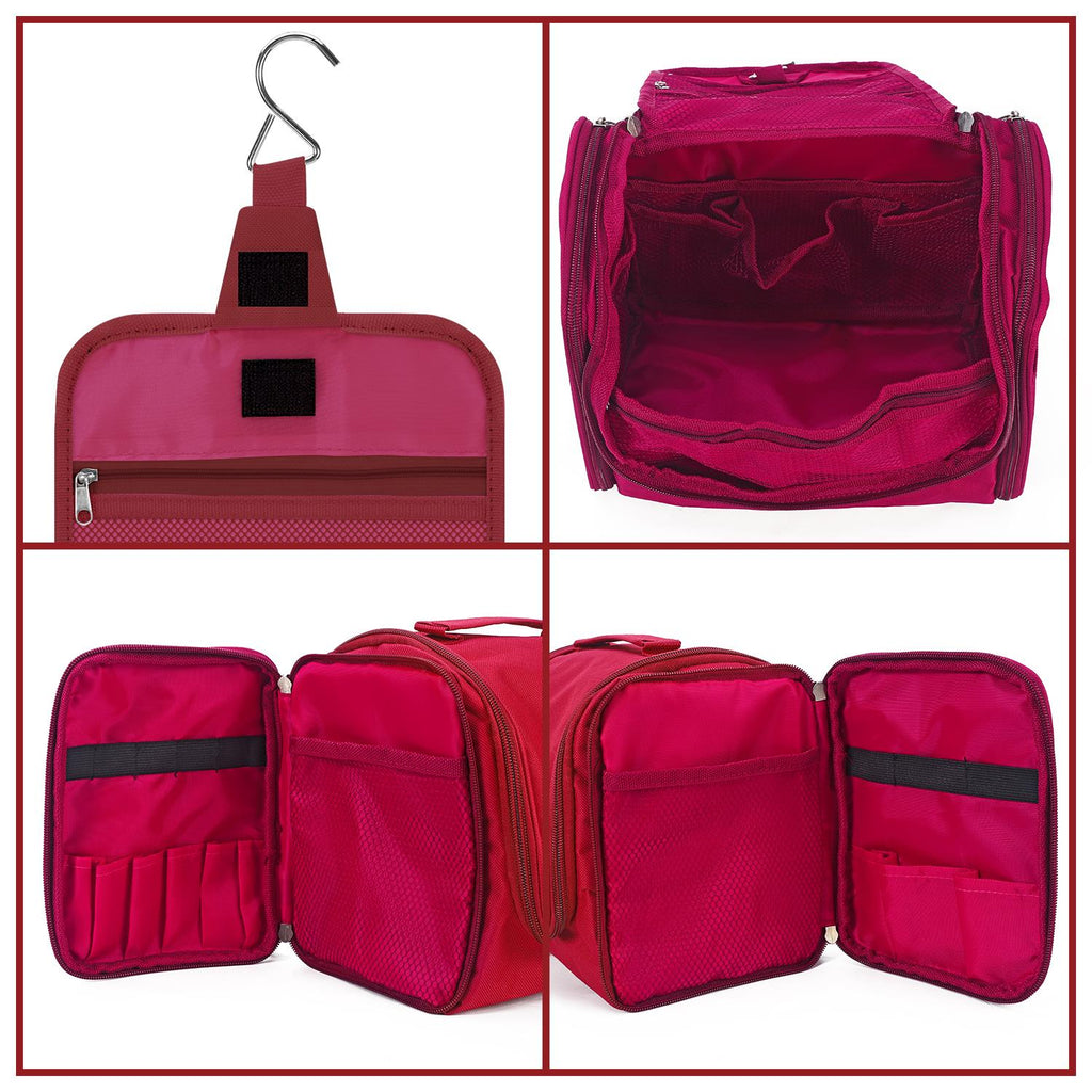 Vinsani Toiletry Bag Hot Pink