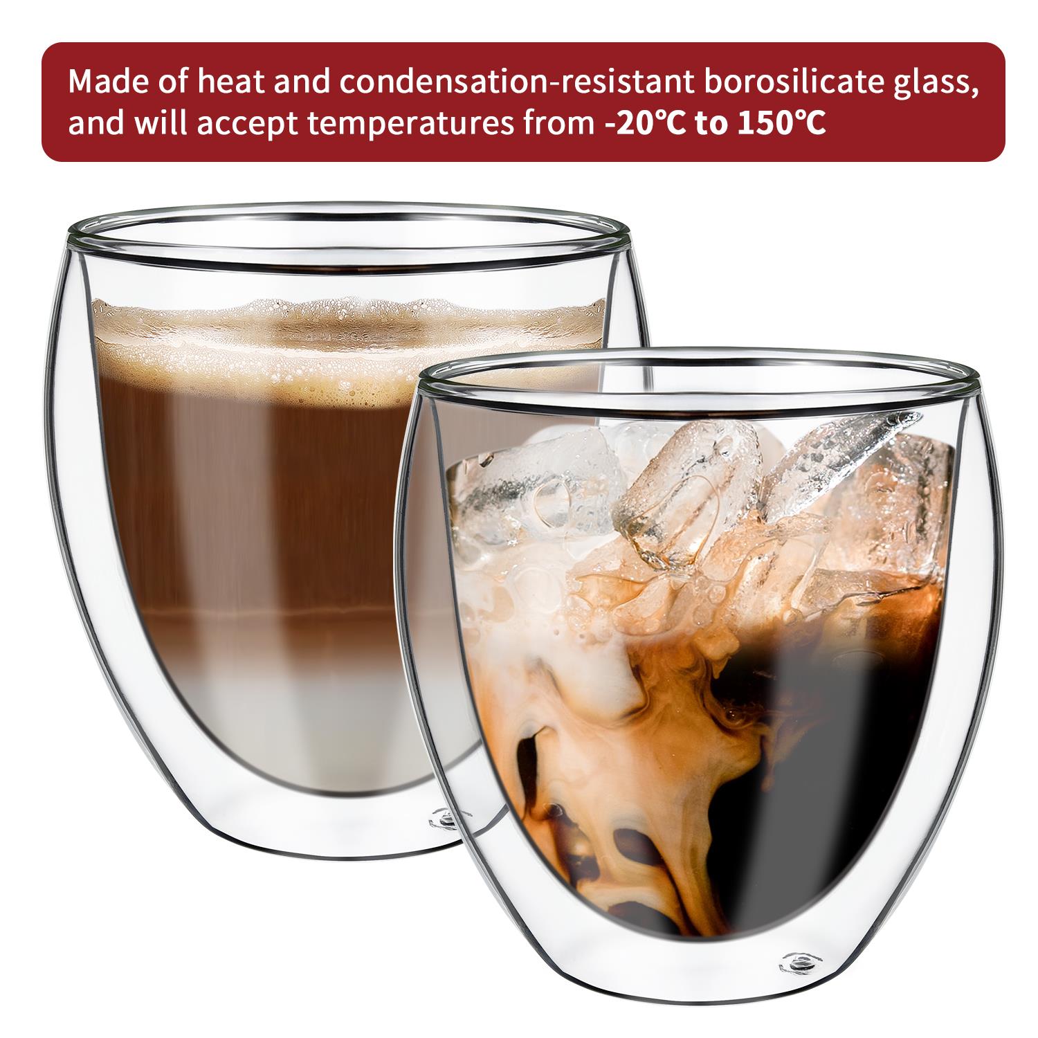 Vinsani Double Wall Glasses Cava