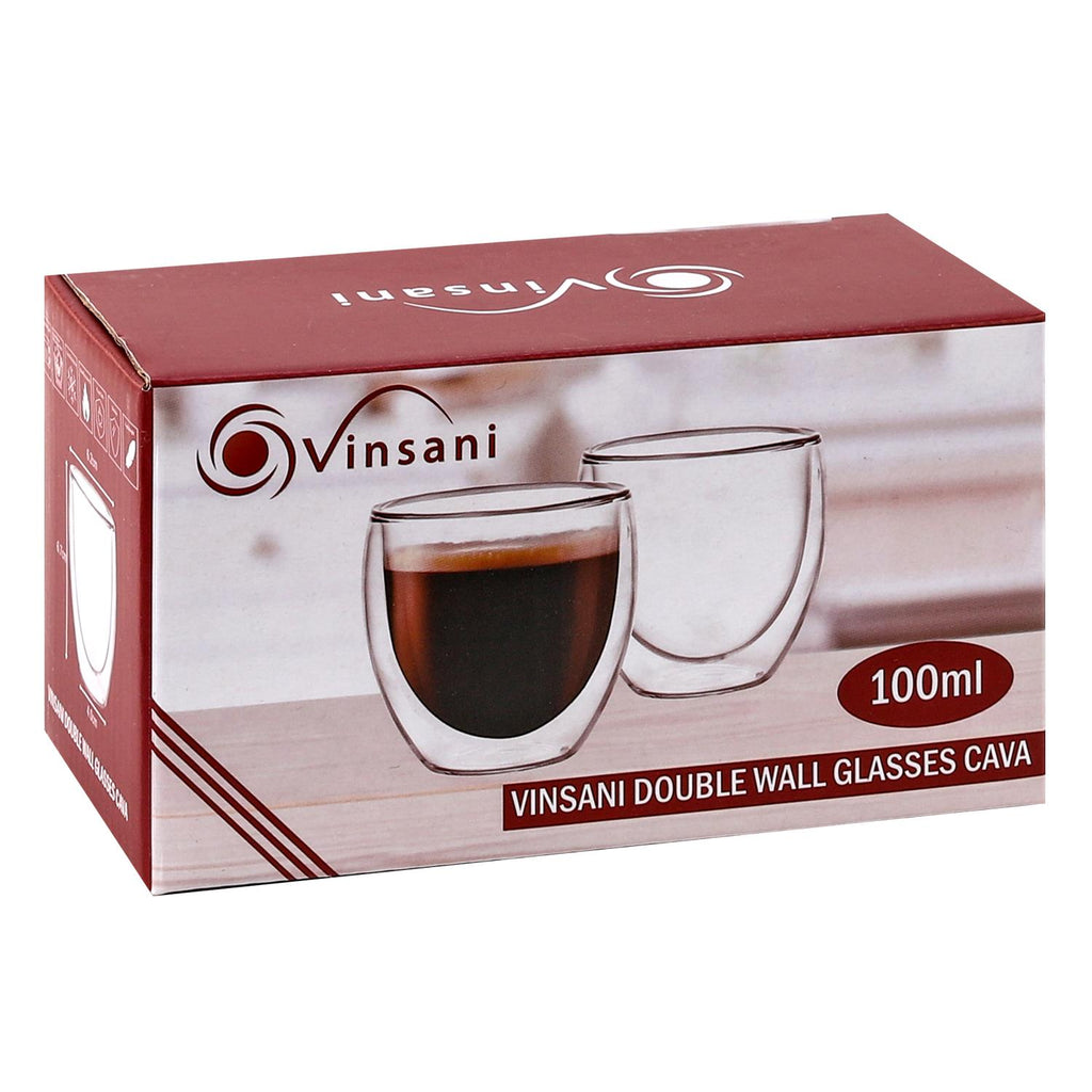 Vinsani Double Wall Glasses Cava