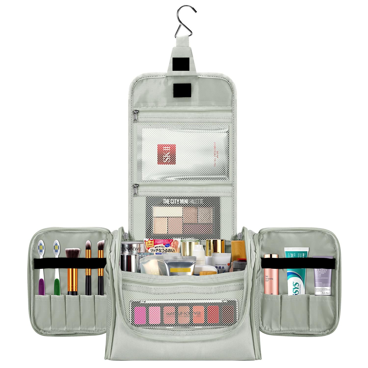 Vinsani Toiletry Bag L.Grey