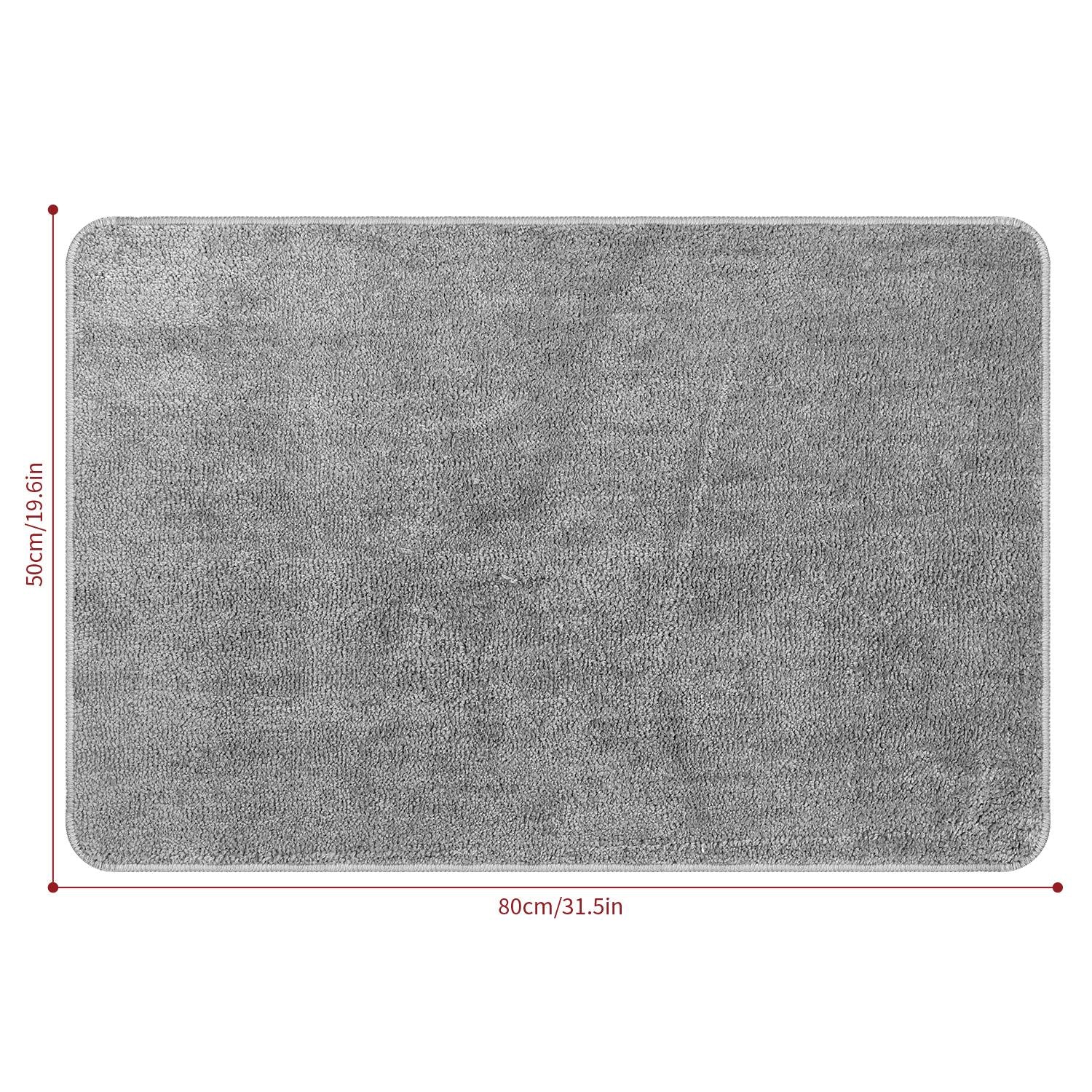 Vinsani BATH MAT 50X80cm L.GREY
