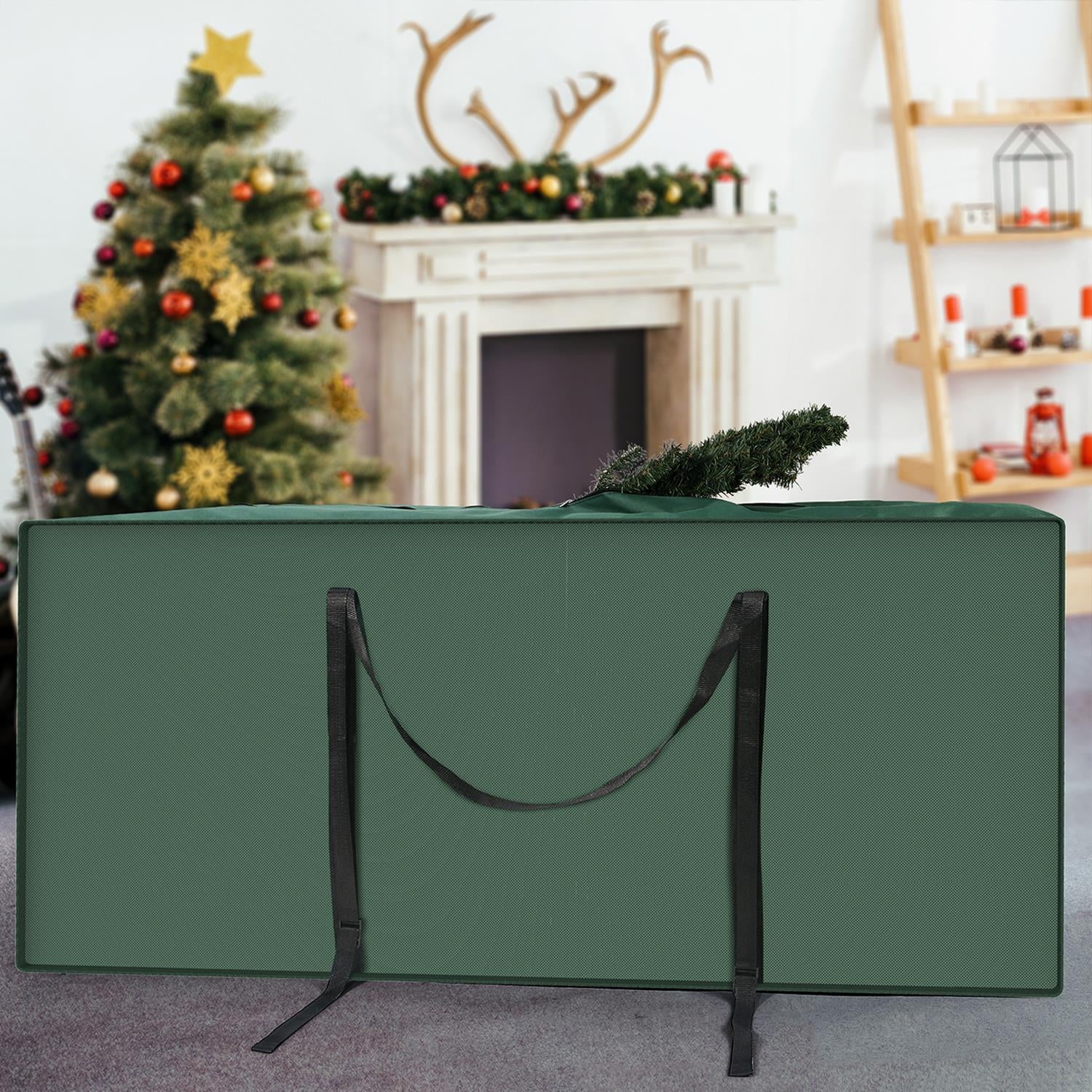 Vinsani Green Deluxe Xmas Tree Storage Bag