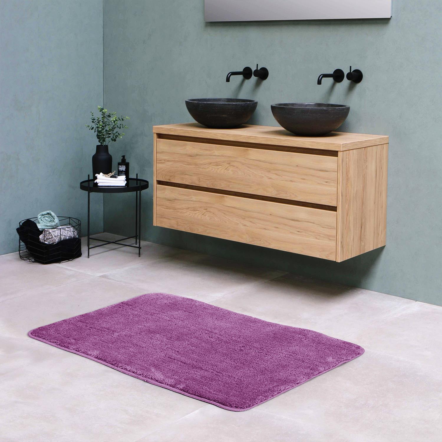 Vinsani BATH MAT 60X90cm PURPLE