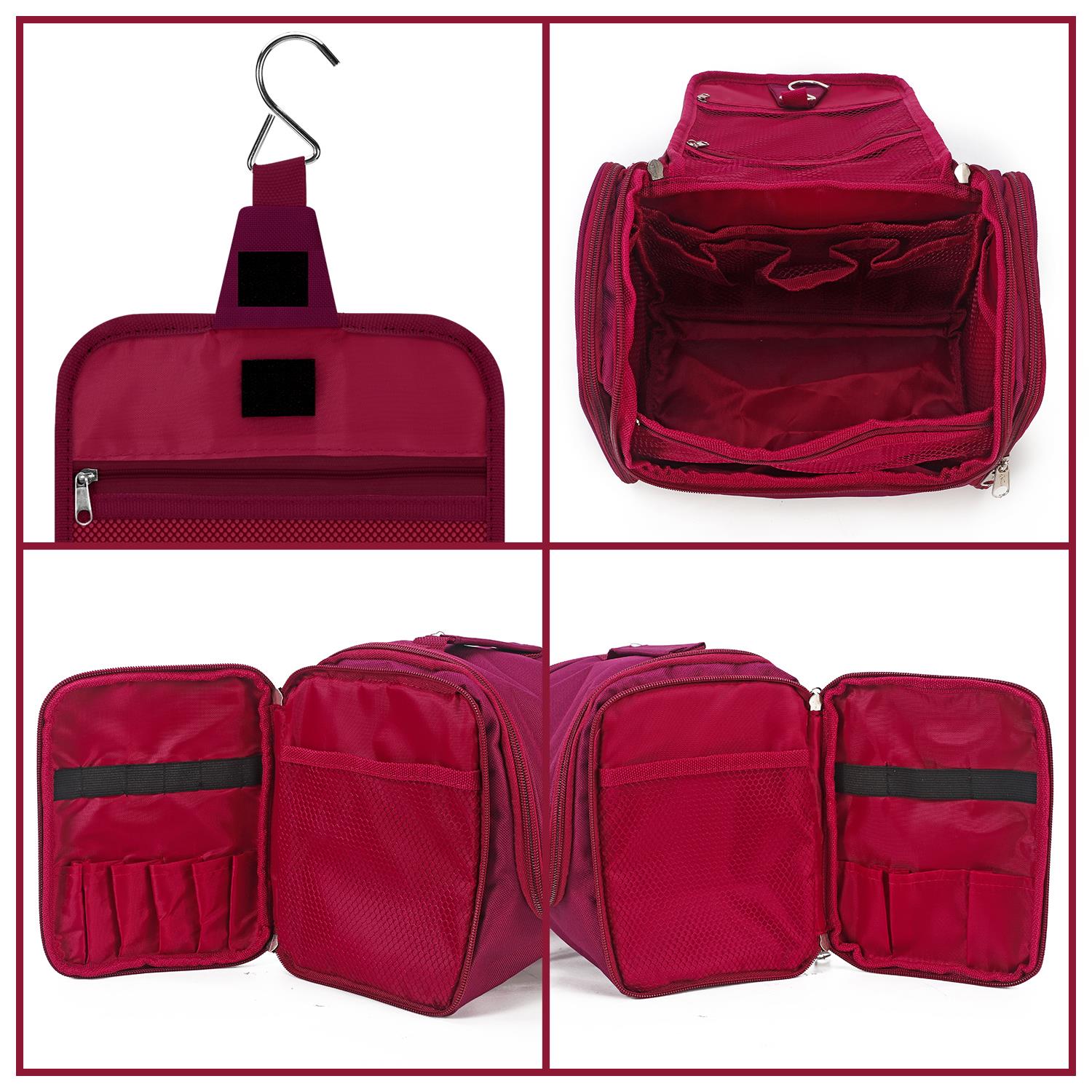 Vinsani Toiletry Bag Purple