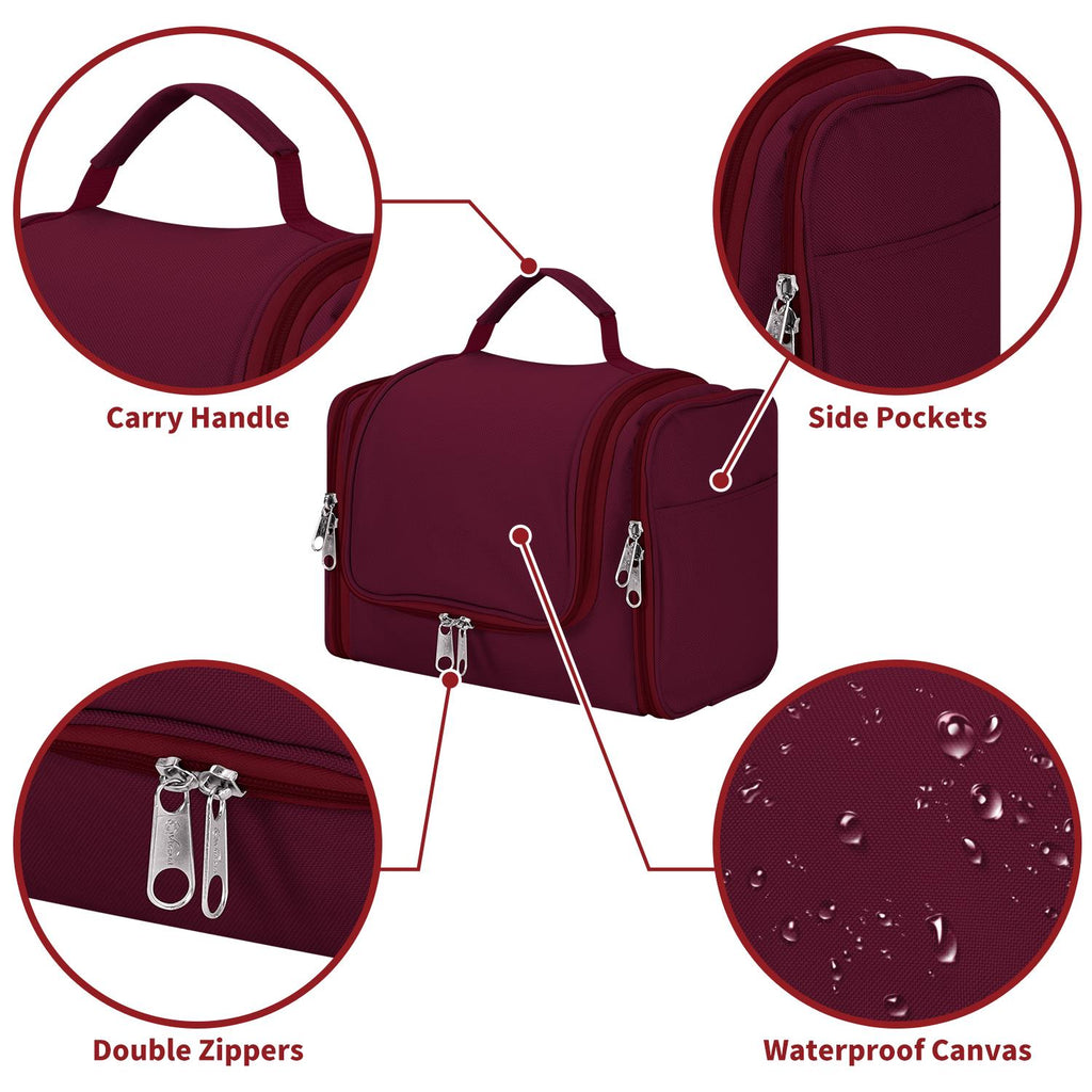 Vinsani Toiletry Bag Purple
