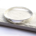 Silver Thin Bangle - 5990