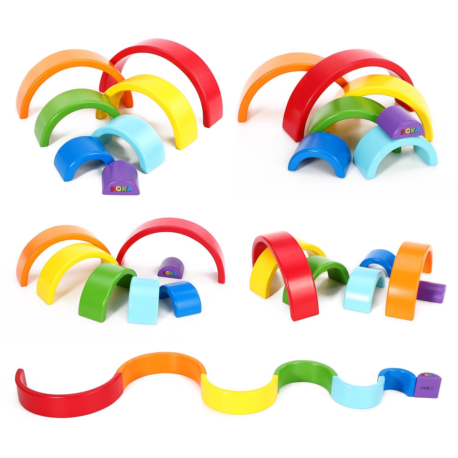 SOKA Rainbow Stacker 7pcs