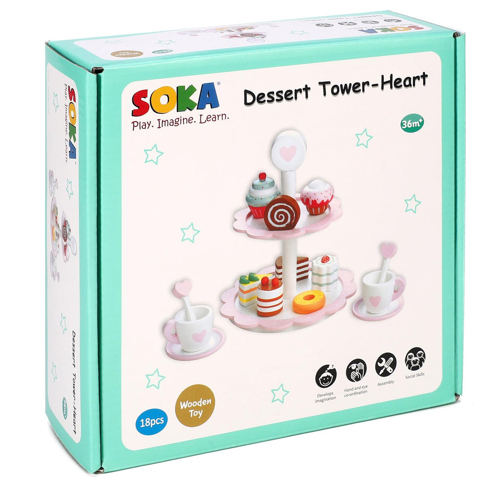 SOKA Dessert Tower-Heart