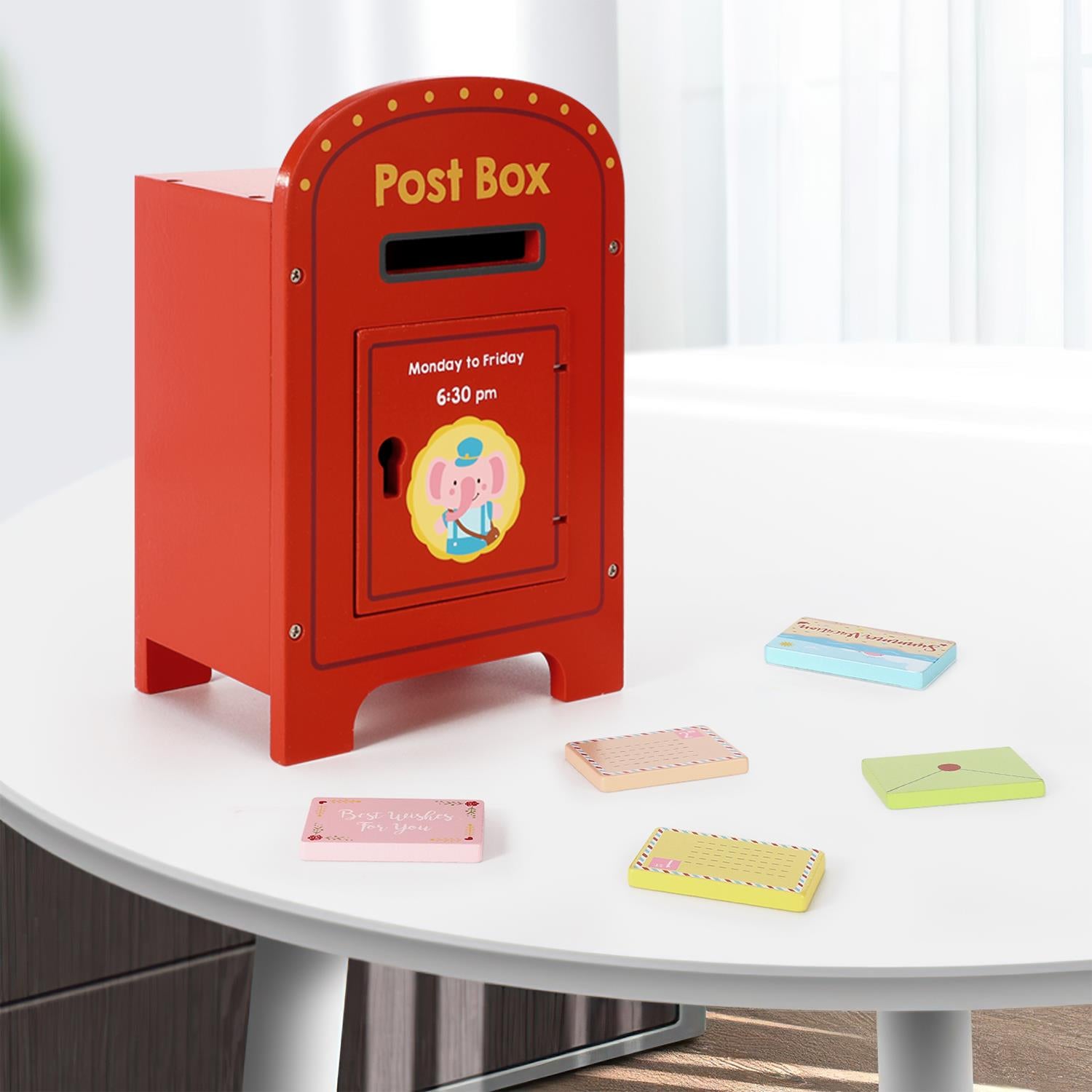 SOKA Wooden postbox Elephant