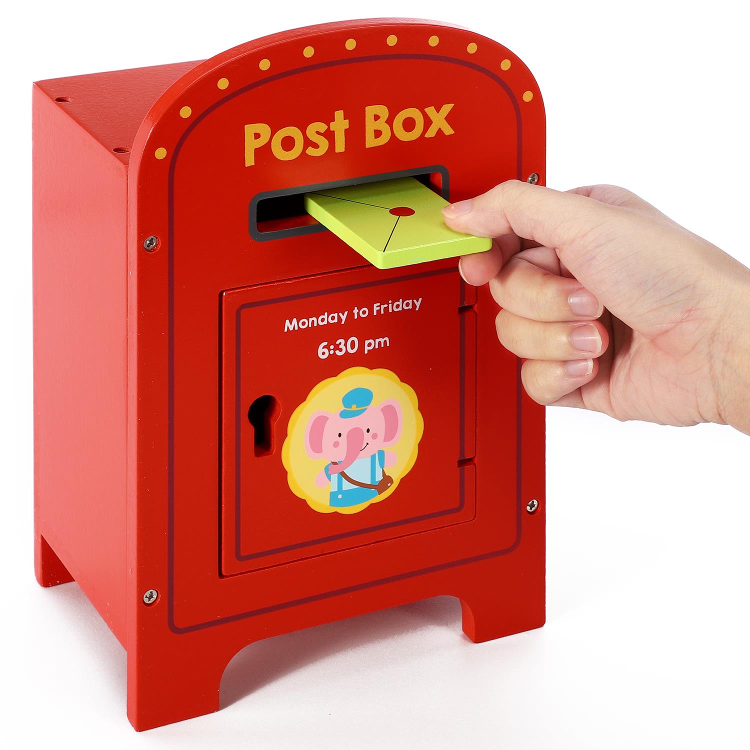 SOKA Wooden postbox Elephant