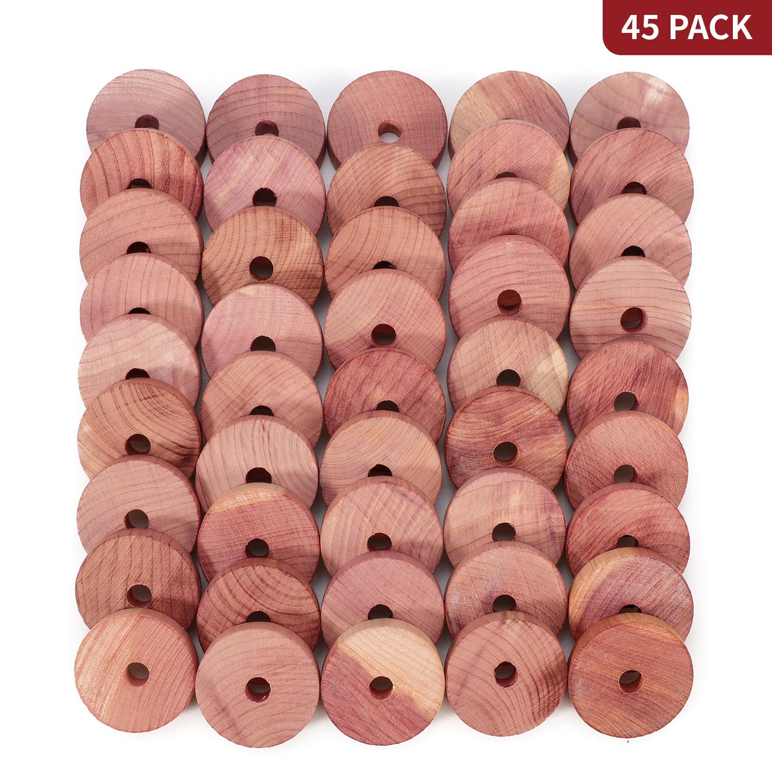 Vinsani 45 Pack Cedar Rings