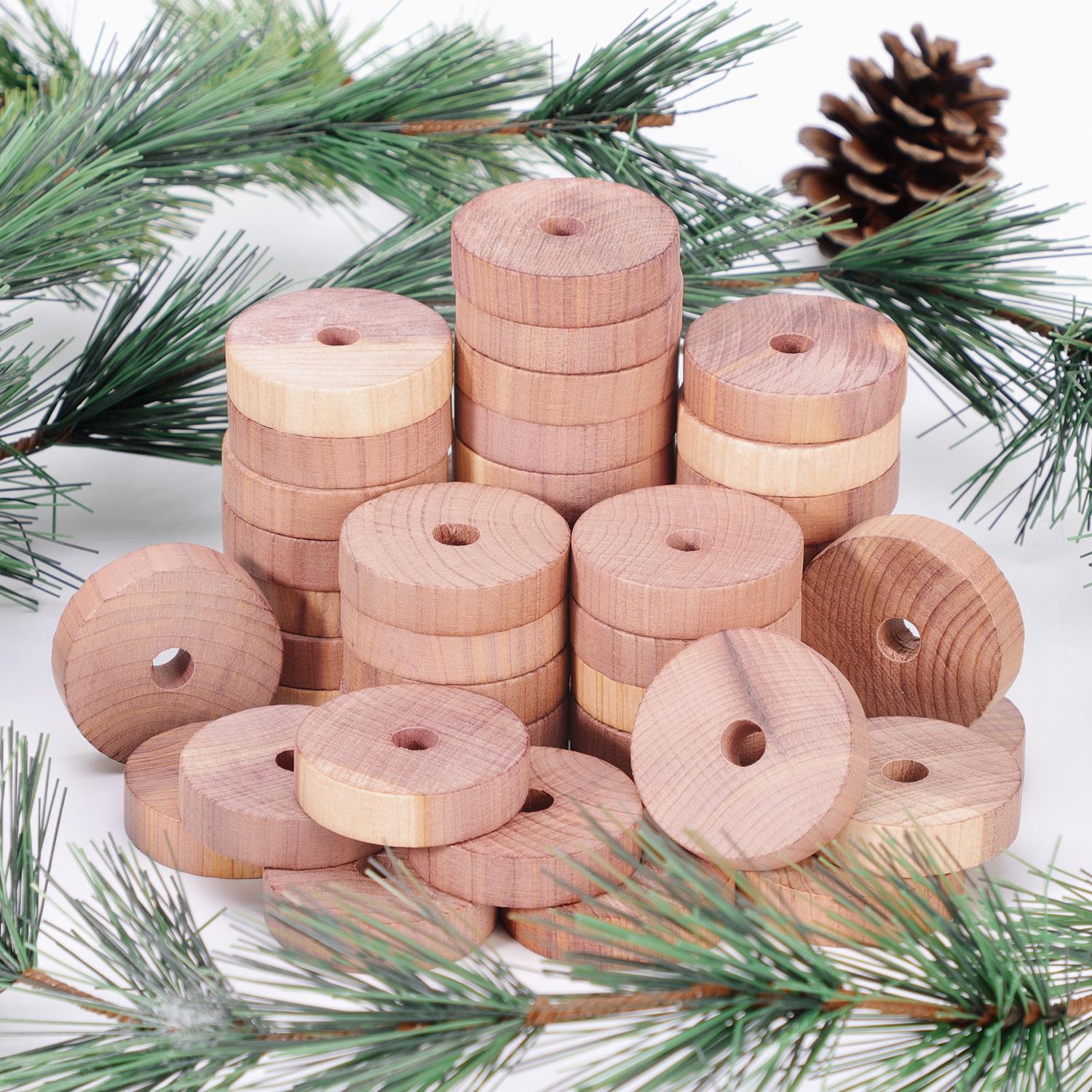 Vinsani 45 Pack Cedar Rings