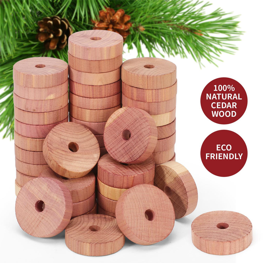 Vinsani 45 Pack Cedar Rings