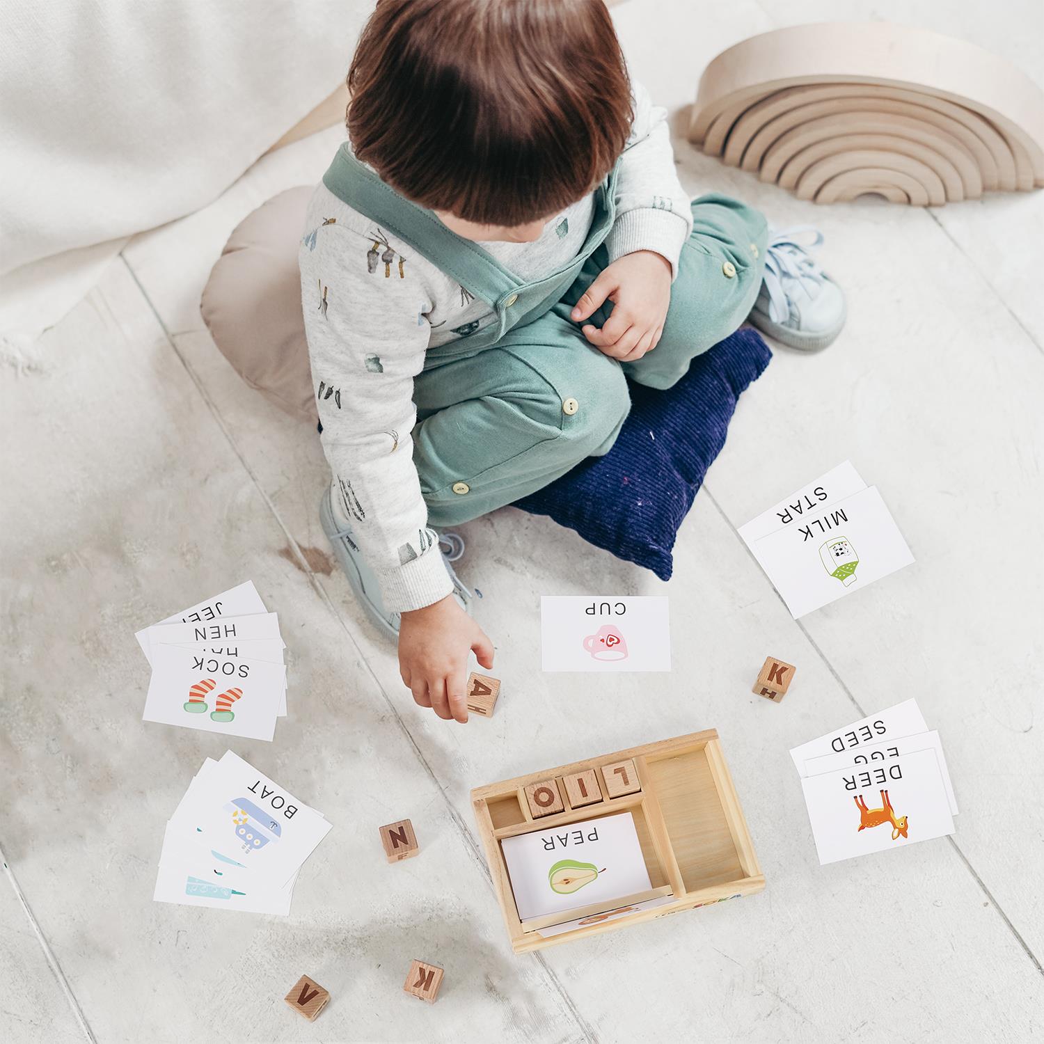 SOKA Wooden Spelling Game