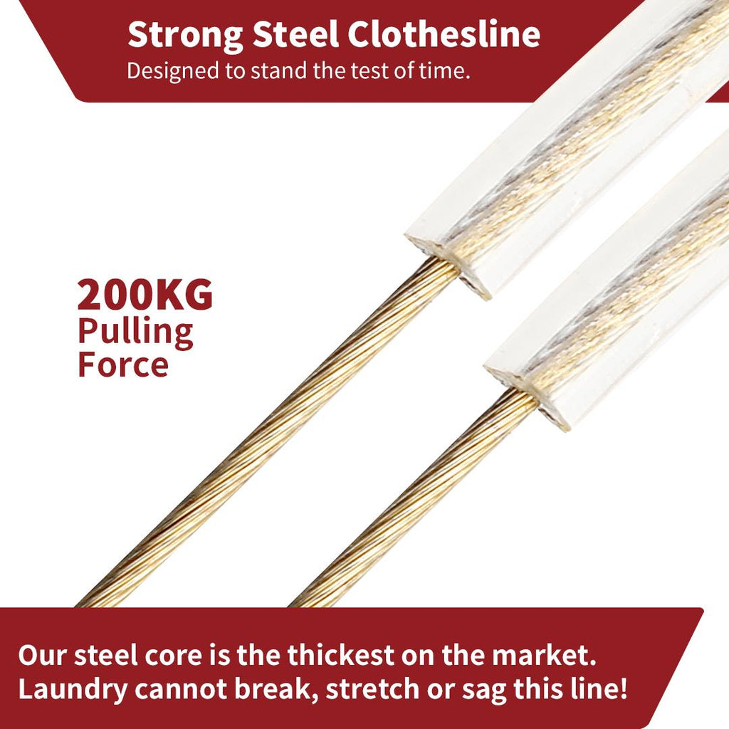 Vinsani 50M Washing Line Rope