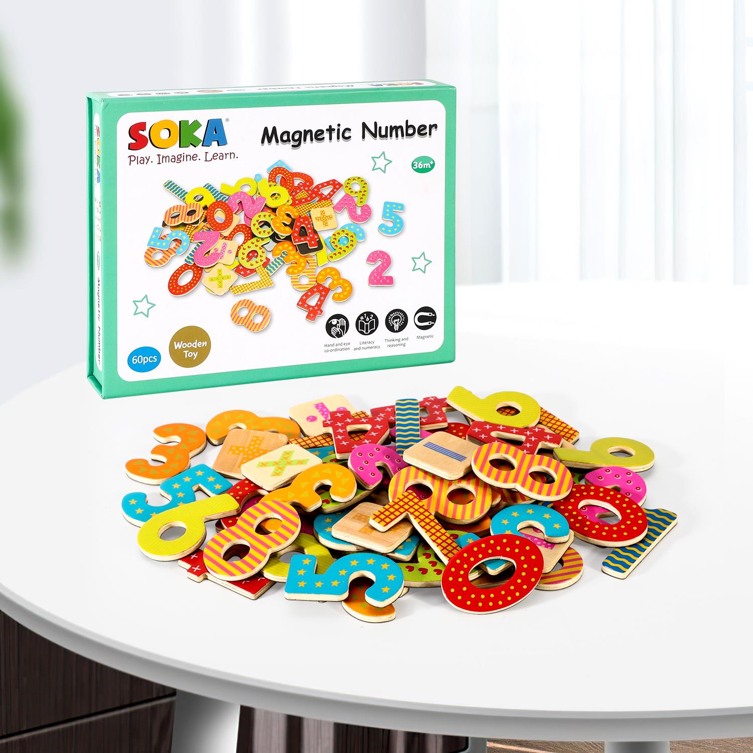 SOKA Magnetic Number (60 pcs)